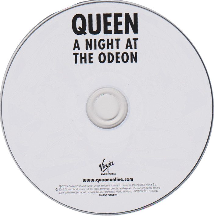 Queen  A Night At The Odeon : CD